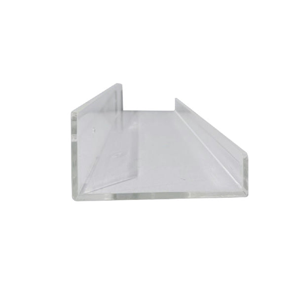 Floating Shelves 15 inch Acrylic Wall Ledge Shelves Clear 4 Pack Invisible Display Bookshelf Organizer