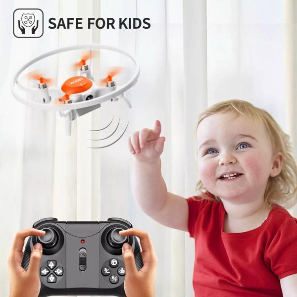 orange 4DRC V5 Kids and Beginners Mini RC Drone V5 RC Quadcopter with 1080P HD Wide Angle Camera,Drones suitable for children and beginners