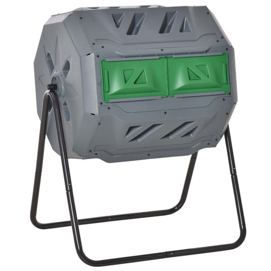 Light Gray Compost Bin 28''L x 25.5''W x 37.75''H