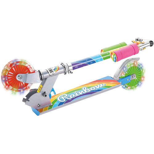 Ozbozz Rainbow Scooter with Flashing Wheels SV20891