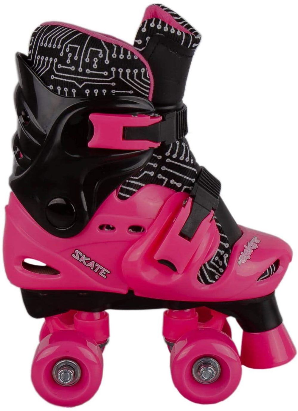 Elektra Quad Boot Medium Blk &Pink 13J-2